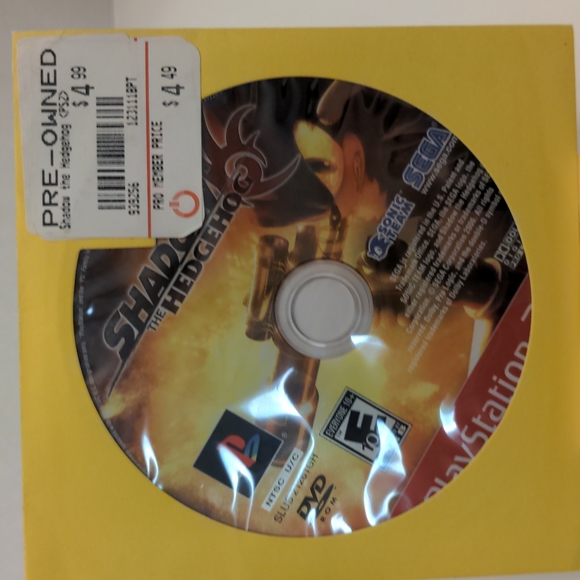 Used Shadow The Hedgehog PS2 Game - Picture 5 of 5